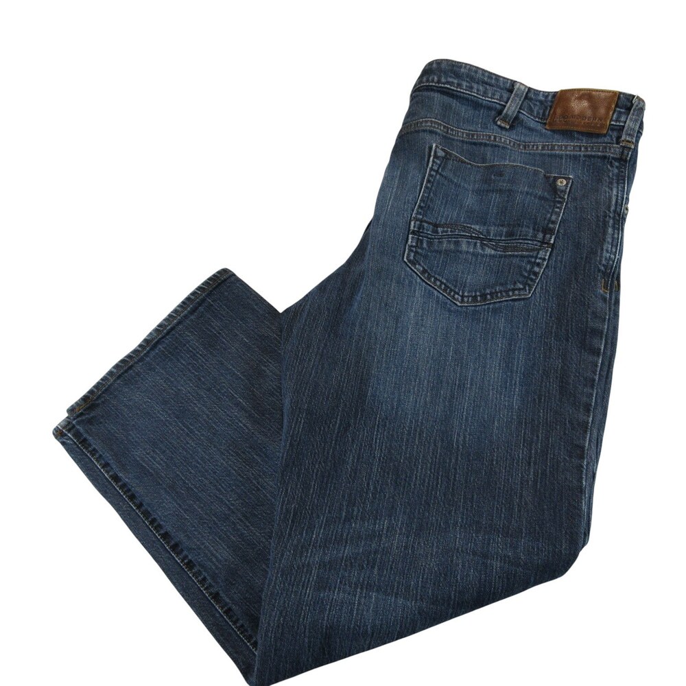 Lee Mens Jeans L342 40 x 30‎ Straight Fit Stretch Cotton Spandex Dark Wash